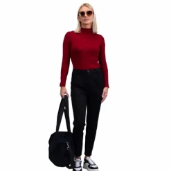 Harcour - Pantalon chino femme Pavia Noir New