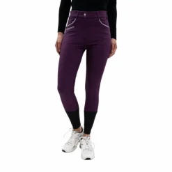 Harcour - Pantalon d'équitation femme Jaltika figue Violet Discount