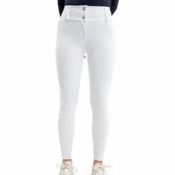 Clearance Harcour - Pantalon d'équitation femme Luce Blanc