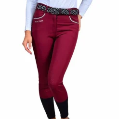 Harcour - Pantalon d'équitation femme Jaltika Bordeaux Sale