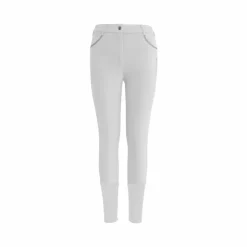Outlet Harcour - Pantalon d'équitation femme Boogie Blanc