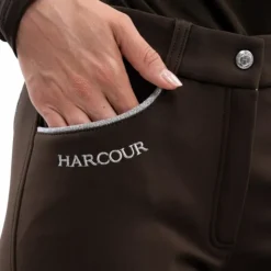Sale Harcour - Pantalon d'équitation polaire femme Jaipur cacao Marron
