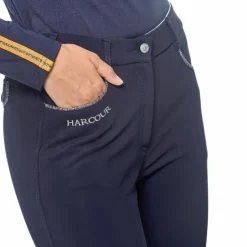 Clearance Harcour - Pantalon d'équitation polaire femme Jaipur Marine
