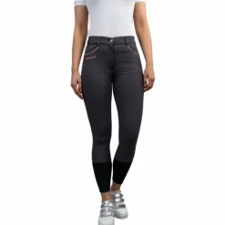 Harcour - Pantalon d'équitation femme Jaltika dark grey/ rose gold Gris Hot