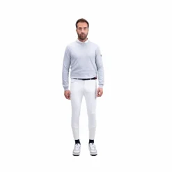 Harcour - Pantalon d'équitation homme Costaso Blanc