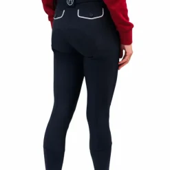 Harcour - Pantalon d'équitation polaire femme Jaipur Noir New