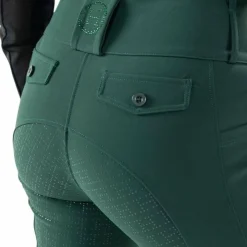 Harcour - Pantalon d'équitation femme Ludivine jungle green Vert Clearance