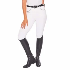 Harcour - Pantalon d'équitation femme Jaltika Blanc Hot