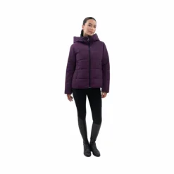 Outlet Harcour - Parka courte réversible femme Adele / figue Noir