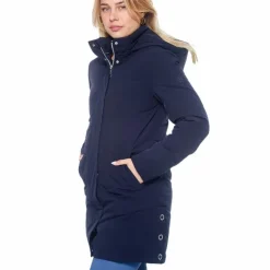 Harcour - Parka longue femme Pich Marine
