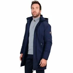 Harcour - Parka longue homme Robertol Marine New