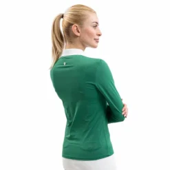 Harcour - Polo de concours manches courtes femme Prague emerald green Vert