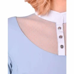 Hot Harcour - Polo de concours manches courtes femme Corrado Bleu