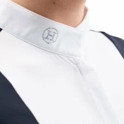 Harcour - Polo de concours manches courtes femme Shine Marine Discount