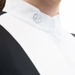 New Harcour - Polo de concours manches longues femme Stella Noir
