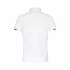 Harcour - Polo manches courtes de concours Crystallo Rider Blanc Best