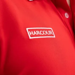 New Harcour - Polo manches courtes homme Swiss Equestrian Friends Dranse Rouge