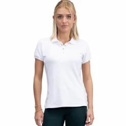 Discount Harcour - Polo manches courtes femme Pacha Blanc