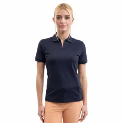 Online Harcour - Polo manches courtes femme Popsy Marine