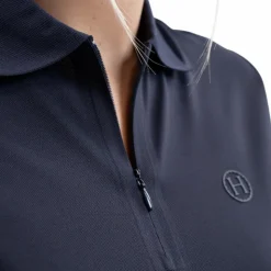 Online Harcour - Polo manches courtes femme Popsy Marine