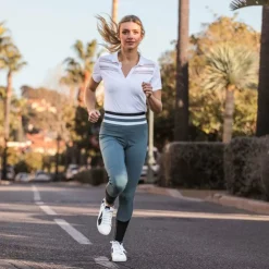 Discount Harcour - Polo manches courtes femme Punch Blanc