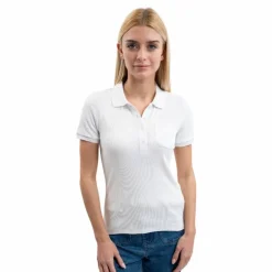 Harcour - Polo manches courtes femme Pamoly Blanc Clearance