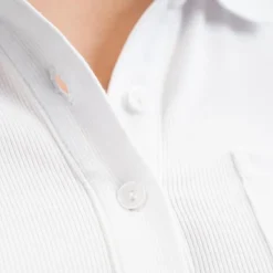 Harcour - Polo manches courtes femme Pamoly Blanc Clearance