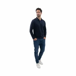 Harcour - Polo manches longues homme Malik Marine Outlet