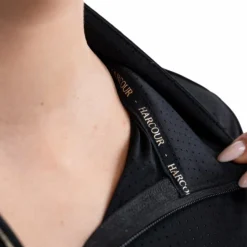 Harcour - Polo technique manches longues femme Breezi Noir