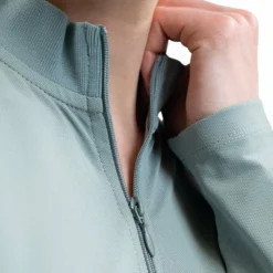 Best Harcour - Polo technique manches longues femme Tess grey green Vert