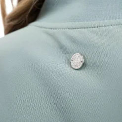 Best Harcour - Polo technique manches longues femme Tess grey green Vert