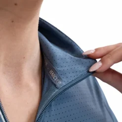 Harcour - Polo technique manches longues femme Breezi steel blue Bleu Online