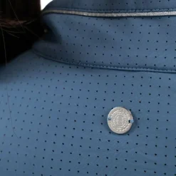 Harcour - Polo technique manches longues femme Breezi steel blue Bleu Online