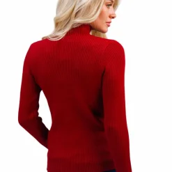 Sale Harcour - Pull femme Swambi rubis Rouge