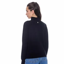 Harcour - Pull manches longues femme Pachana Noir Sale