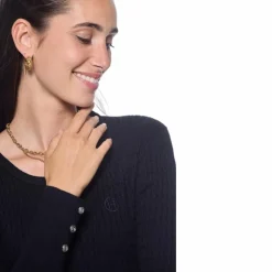 Sale Harcour - Pull manches longues femme Pompadou Noir