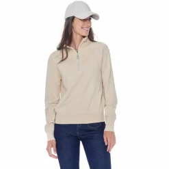 Harcour - Pull manches longues femme Pachana ivoire Beige