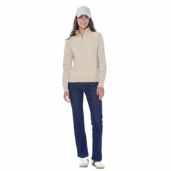 Harcour - Pull manches longues femme Pachana ivoire Beige