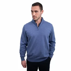 Outlet Harcour - Pull manches longues homme Parmo jean Marine