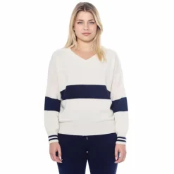 Online Harcour - Pull manches longues femme Polisa ivoire Beige