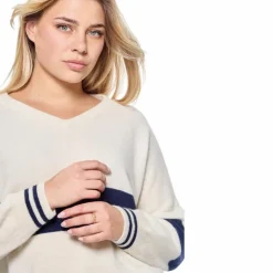 Online Harcour - Pull manches longues femme Polisa ivoire Beige