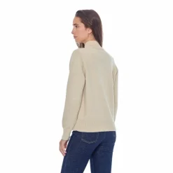 Harcour - Pull manches longues femme Plaza ivoire Beige Hot