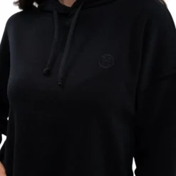 Harcour - Sweat à capuche femme Plume Noir