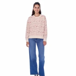 Harcour - Sweat manches longues femme Sirius jouy Rose Hot