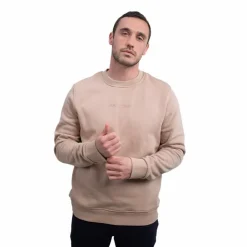 Clearance Harcour - Sweat manches longues homme Shelton sable Beige