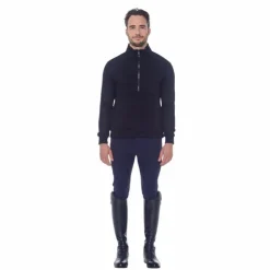 Outlet Harcour - Sweat manches longues homme Swabo Noir