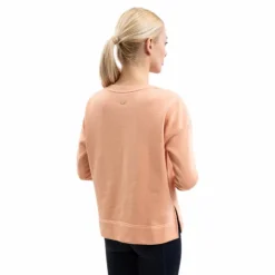 Harcour - Sweat manches longues femme Santana abricot Orange Best