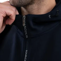 Harcour - Sweat technique zippé homme Aron Marine New