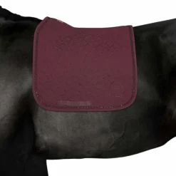 Harcour - Tapis de dressage Saphir aubergine Bordeaux Hot