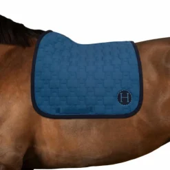 Harcour - Tapis de dressage Salva blue steel Bleu